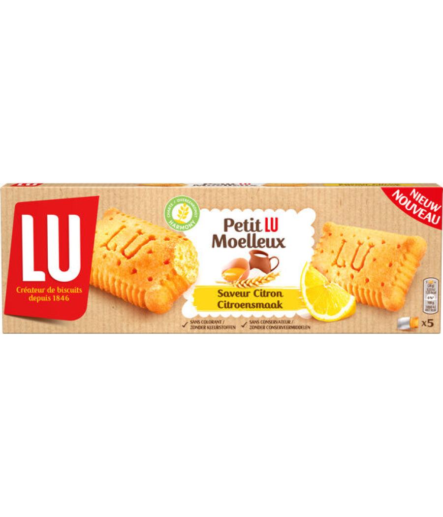 PETIT LU MOELLEUX SAVEUR CITRON 140 G  5  SACHETS PETIT LU MOELLEUX SAVEUR CITRON 140 G  5  SACHETS