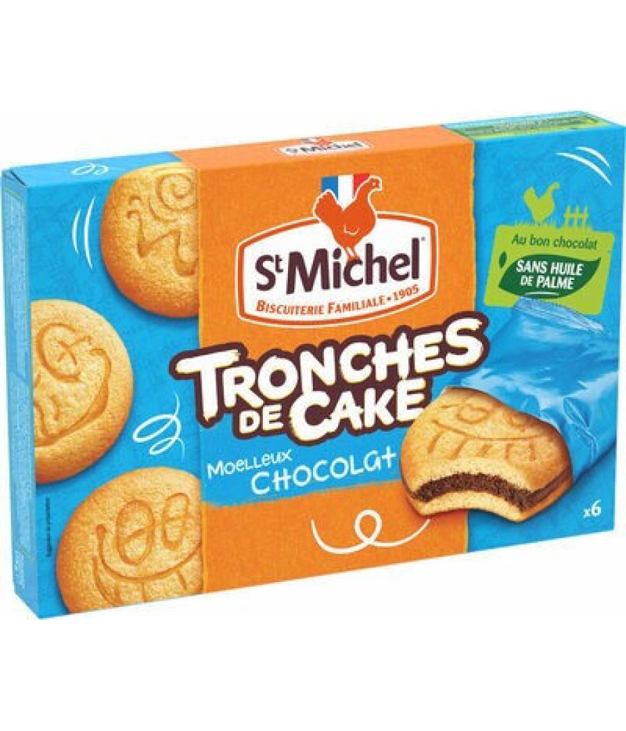 TRONCHE DE CAKE CHOCOLAT ST MICHEL 175G TRONCHE DE CAKE CHOCOLAT ST MICHEL 175G