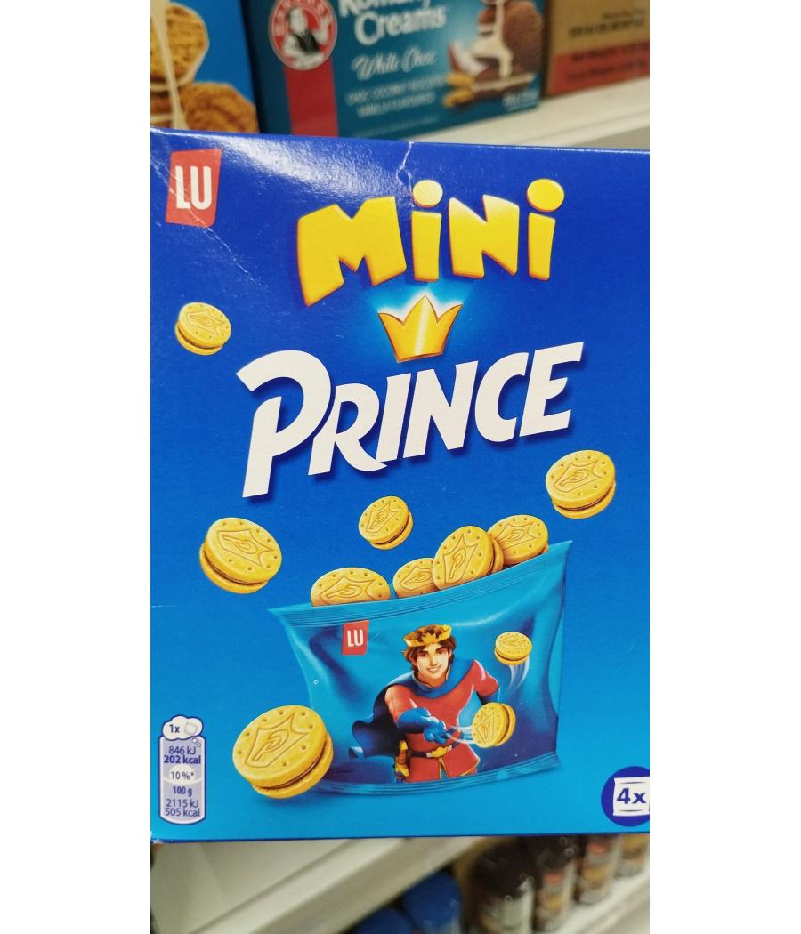 MINI PRINCE SABLES GOUT CHOCOLAT LU 160G MINI PRINCE SABLES GOUT CHOCOLAT LU 160G