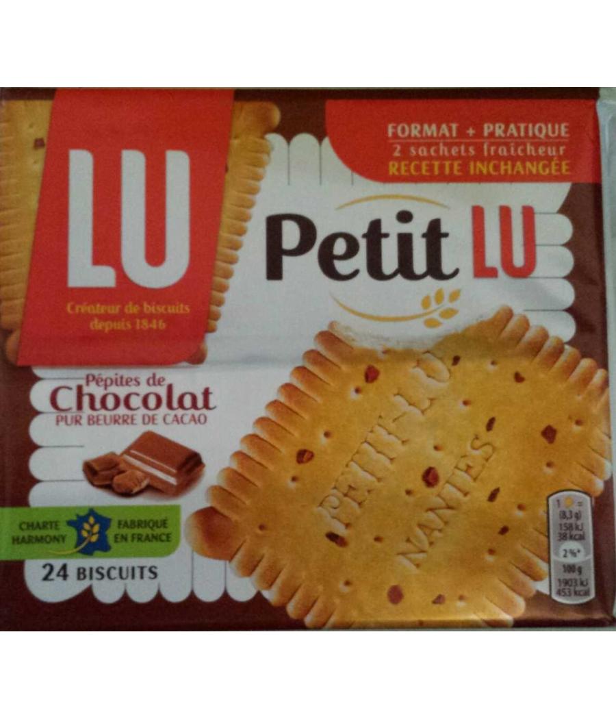 PETIT LU PEPITES DE CHOCOLAT 200 G E PETIT LU PEPITES DE CHOCOLAT 200 G E