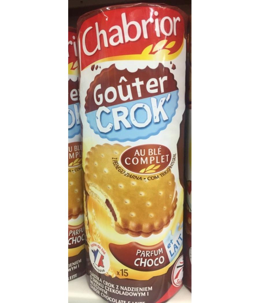 BISCUITS FOURRES AU CHOCOLAT&LAIT CHABRIOR  300G BISCUITS FOURRES AU CHOCOLAT&LAIT CHABRIOR  300G