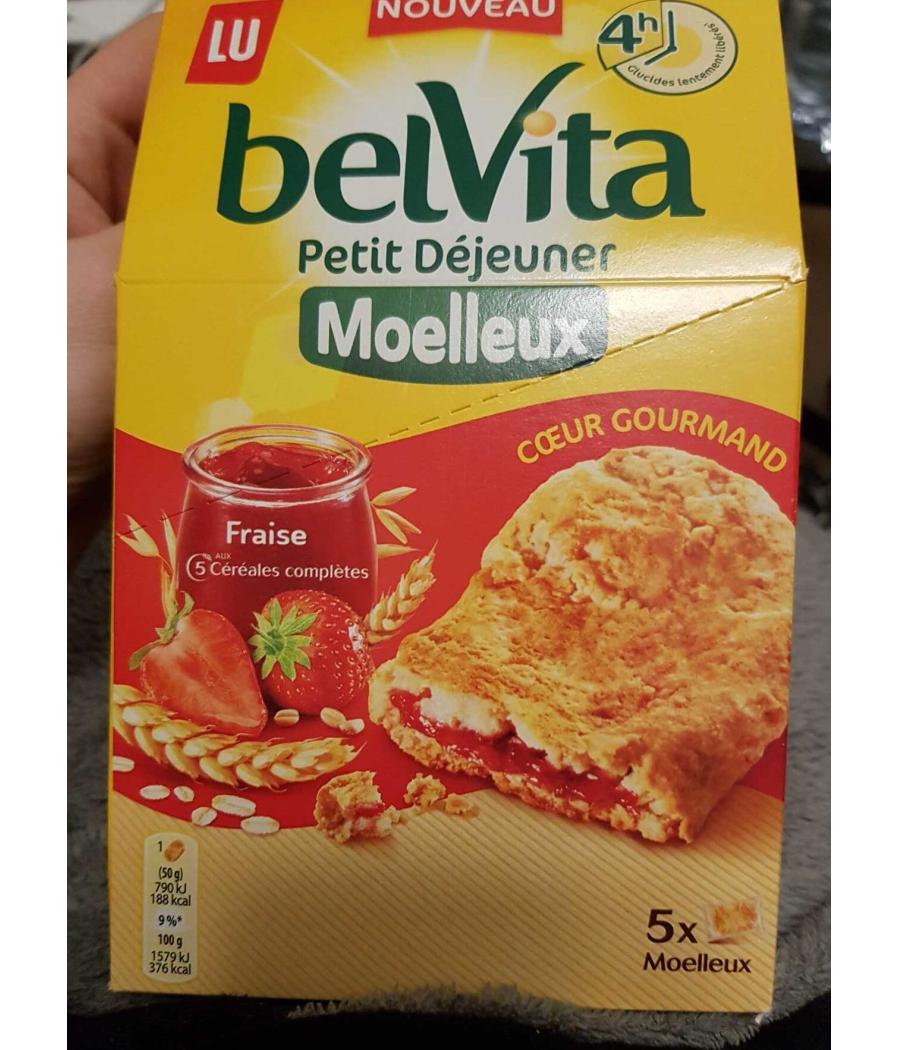 PETIT DEJEUNER MOELLEUX FRAISE BELVITA 250G PETIT DEJEUNER MOELLEUX FRAISE BELVITA 250G