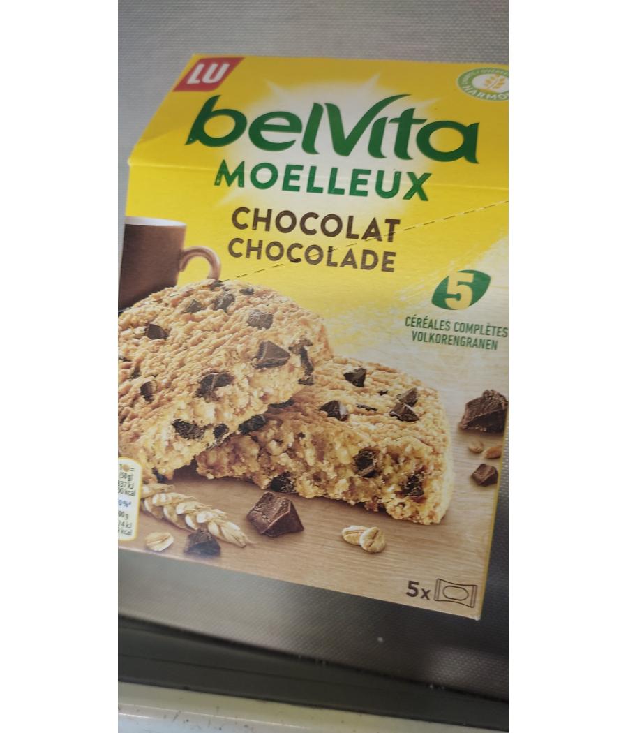 BISCUITS PETIT DEJEUNER MOELLEUX AUX PEPITES DE CHOCOLAT BELVITA 250G BISCUITS PETIT DEJEUNER MOELLEUX AUX PEPITES DE CHOCOLAT BELVITA 250G