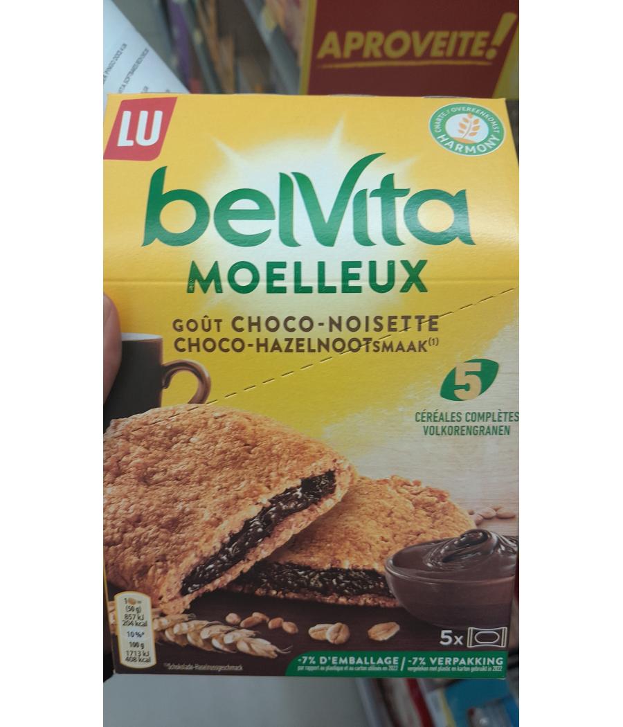 MOELLEUX GOUT CHOCO-NOISETTE BELVITA 250G MOELLEUX GOUT CHOCO-NOISETTE BELVITA 250G