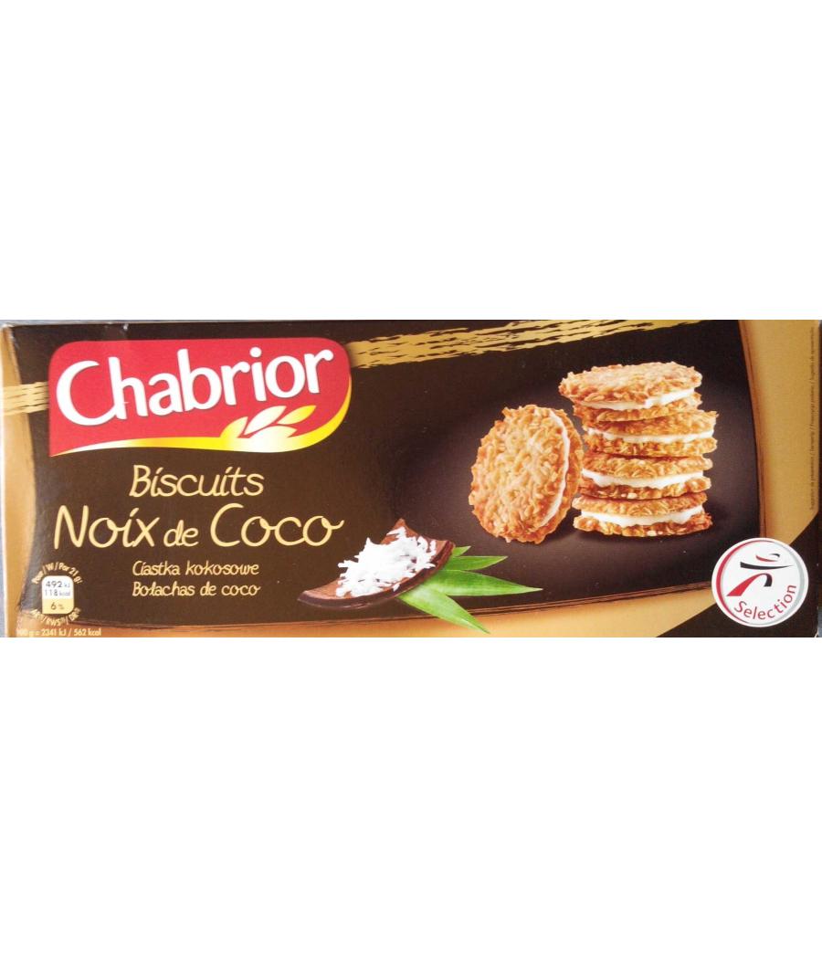 BISCUITS À LA NOIX DE COCO CHABRIOR 100 G BISCUITS À LA NOIX DE COCO CHABRIOR 100 G
