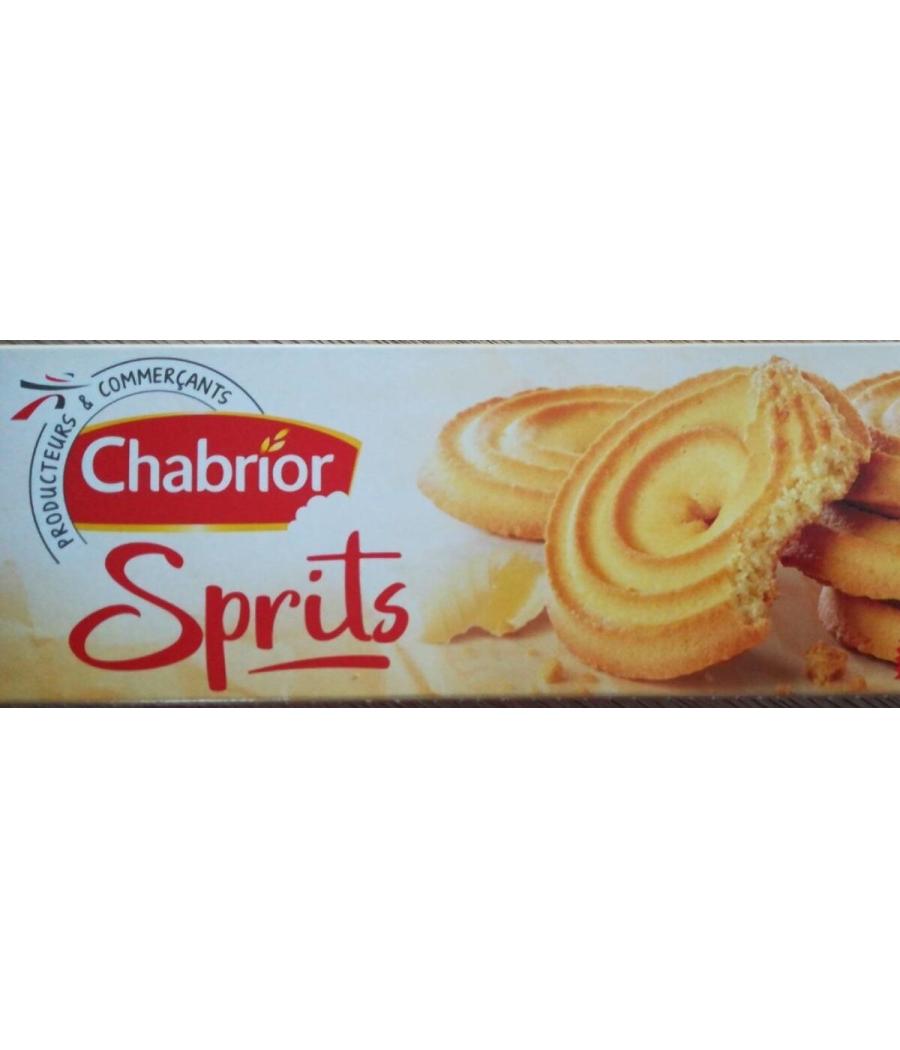 BISCUITS SPRITS AU BEURRE CHABRIOR 400 G BISCUITS SPRITS AU BEURRE CHABRIOR 400 G