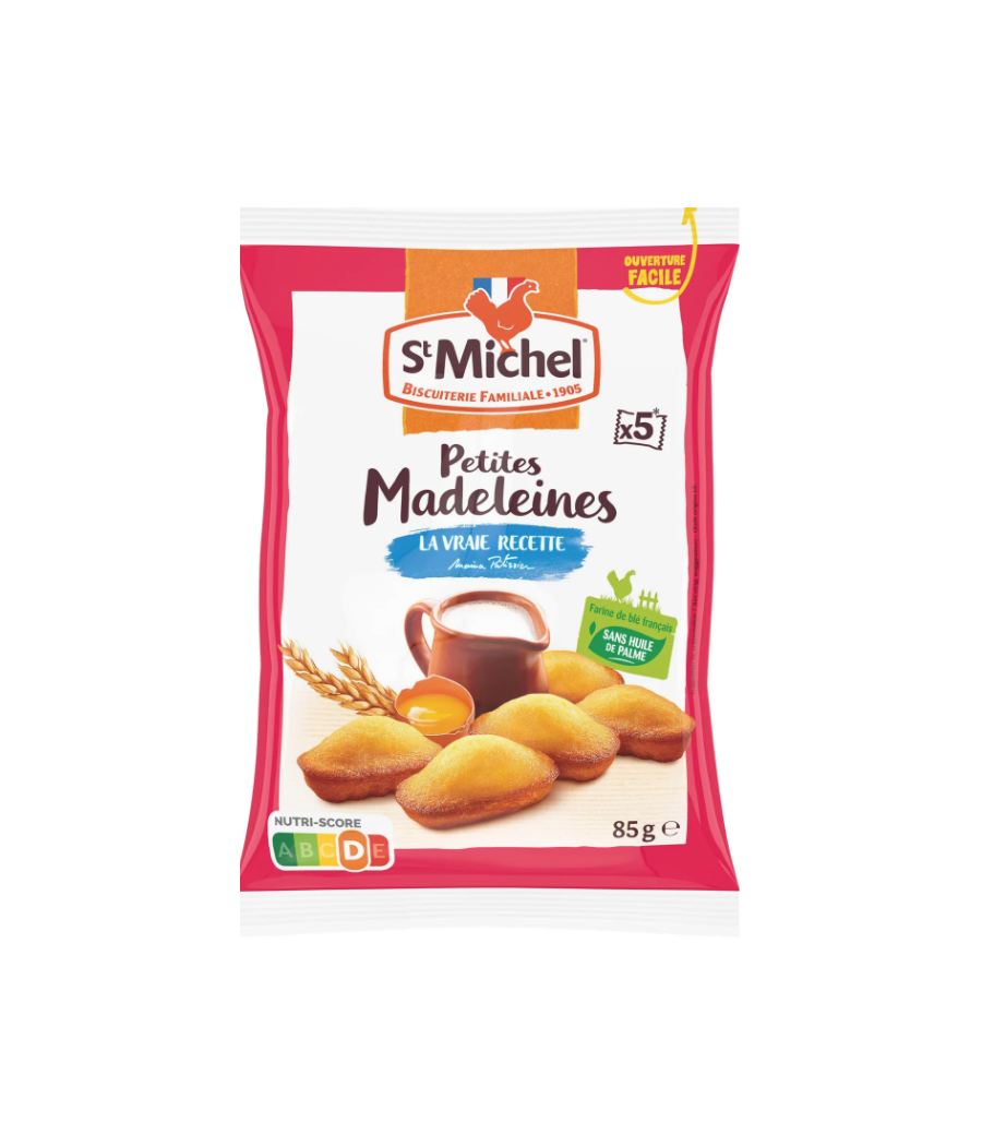 MADELEINES PETITES NATUREE  ST MICHEL 85G MADELEINES PETITES NATUREE  ST MICHEL 85G