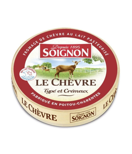 FROMAGE DE CHEVRE TYPE ET CREMEUX SOIGNON 180G
