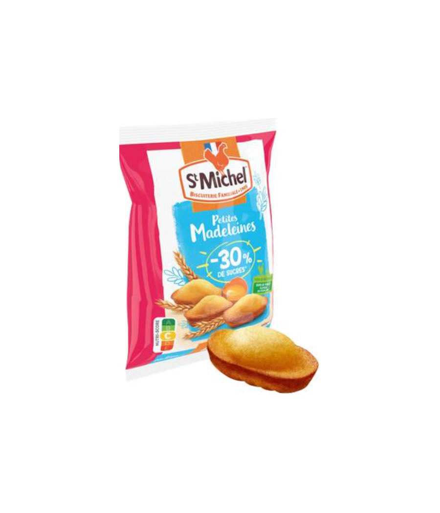 PETITES MADELEINES -30% DE SUCRES 400G PETITES MADELEINES -30% DE SUCRES 400G