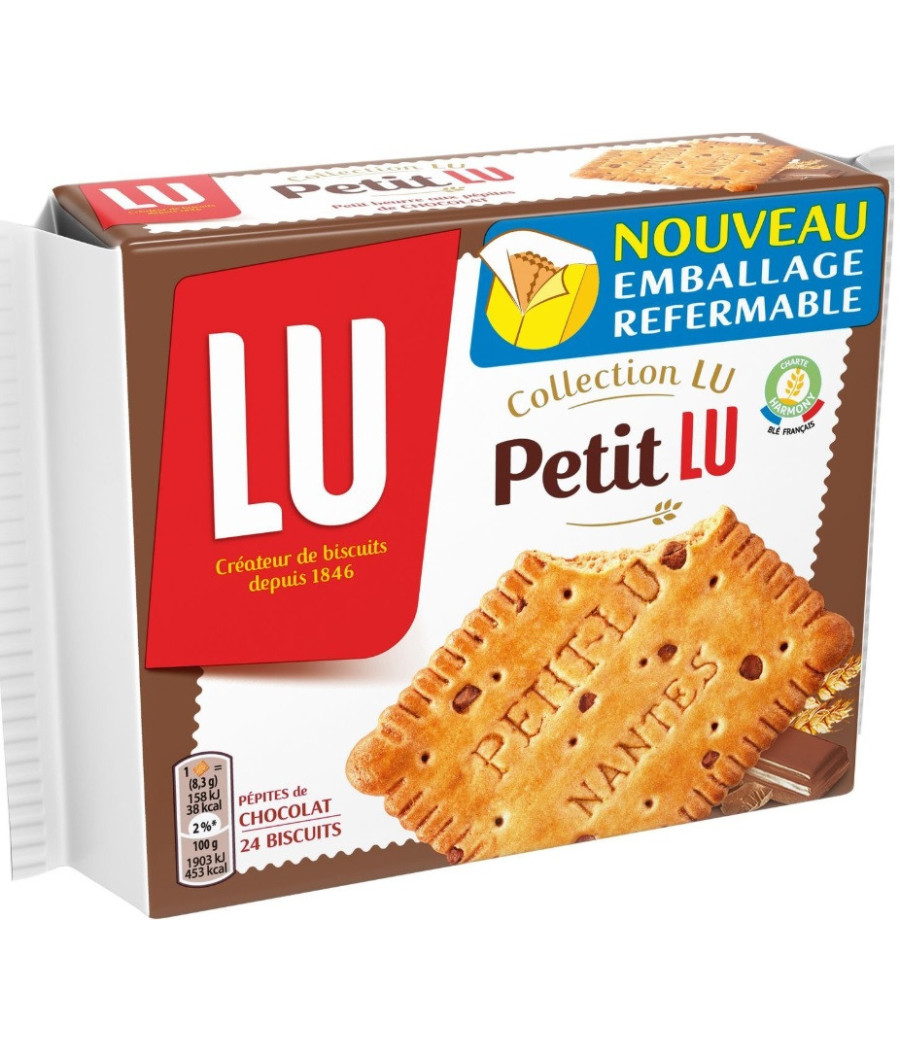 PETIT LU PEPITES DE CHOCOLAT 200 G E PETIT LU PEPITES DE CHOCOLAT 200 G E
