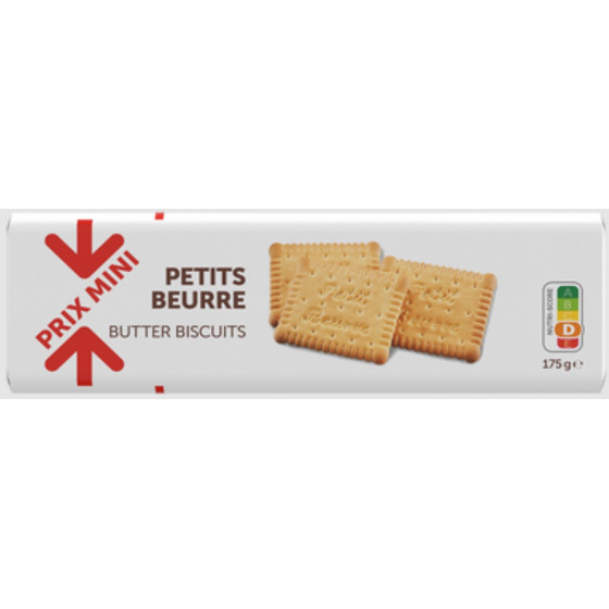BISCOUITS PETITS BEURRE PRIX MINI 175G