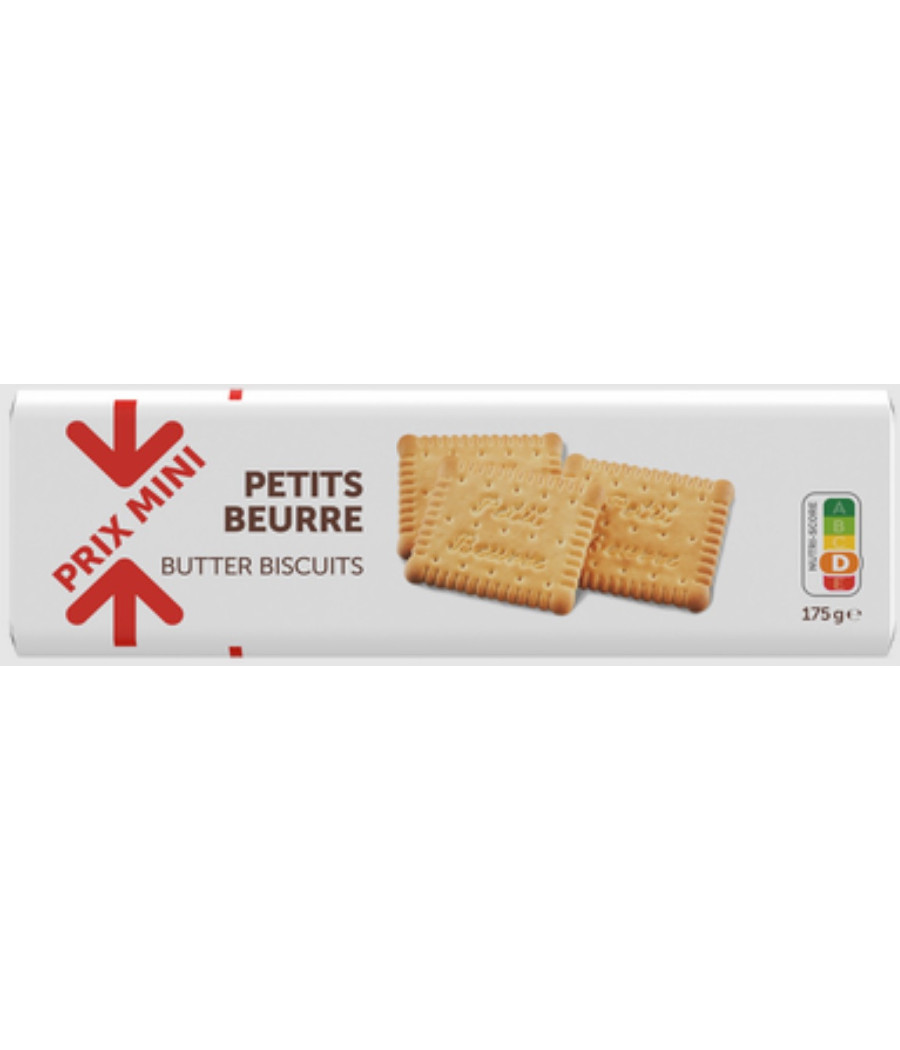 BISCOUITS PETITS BEURRE PRIX MINI 175G BISCOUITS PETITS BEURRE PRIX MINI 175G