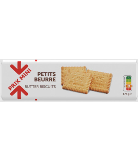 BISCOUITS PETITS BEURRE PRIX MINI 175G
