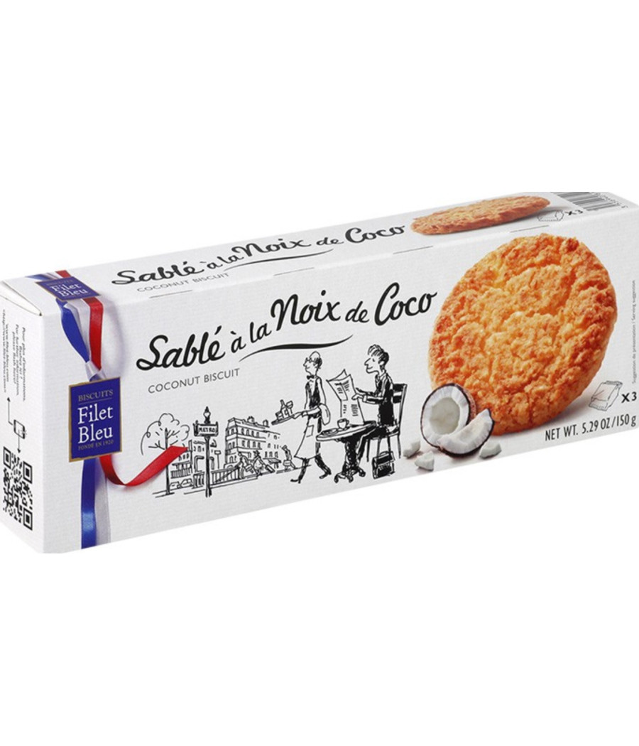 SABLE A LA NOIX DE COCO 3*50 G - 150 G SABLE A LA NOIX DE COCO 3*50 G - 150 G