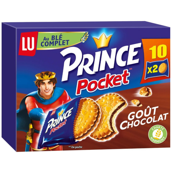 PRINCE GOUT CHOCOLAT POCKET LU 400G
