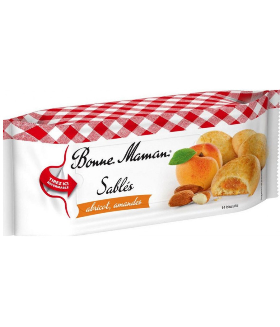 SABLES A L'ABRICOT ET AUX AMANDES 150 G SABLES A L'ABRICOT ET AUX AMANDES 150 G