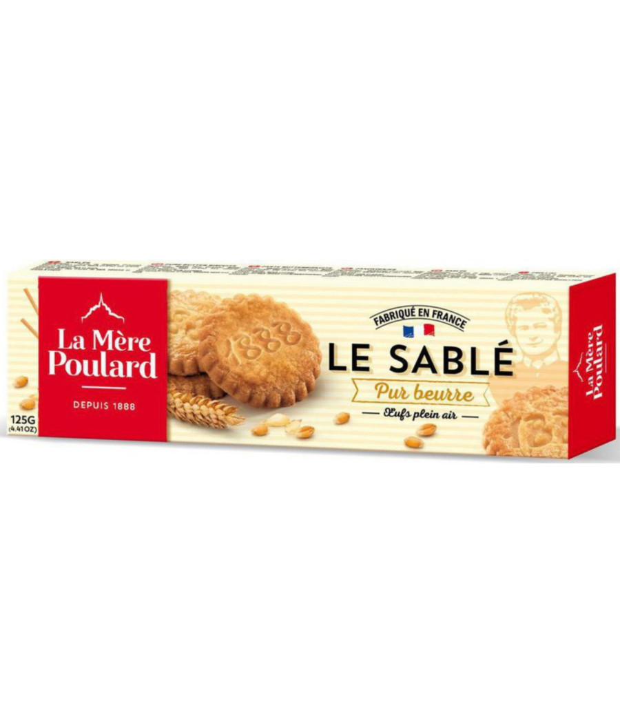 LE SABLE PUR BEURRE LA MERE POULARD 125G LE SABLE PUR BEURRE LA MERE POULARD 125G