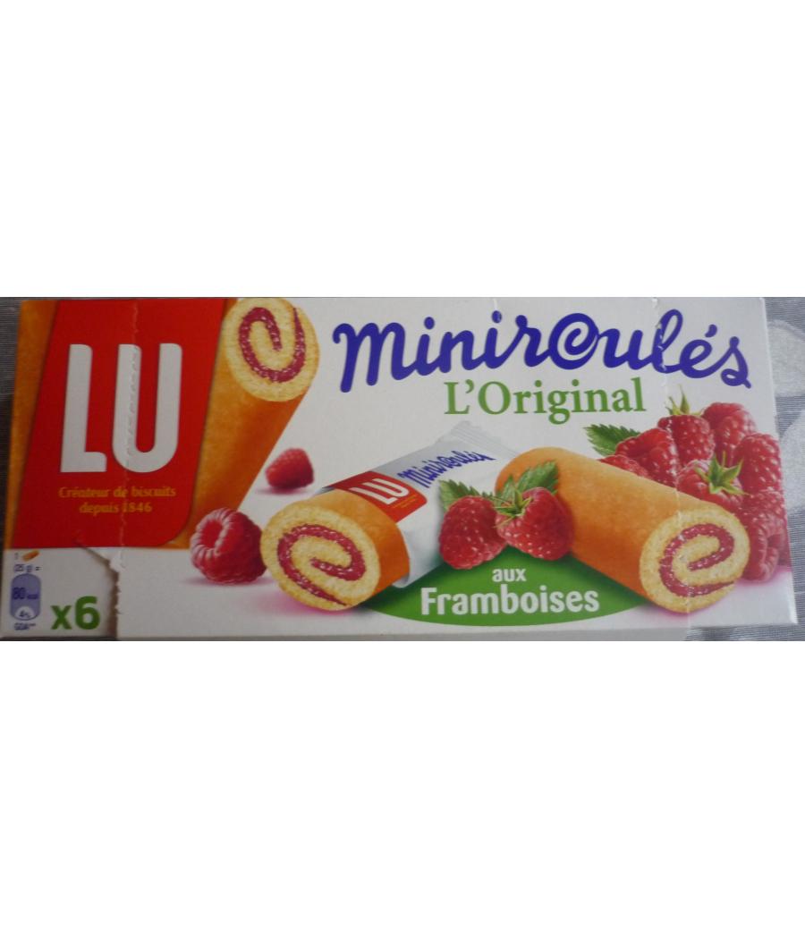 MINIROULES AUX FRAMBOISES 150G MINIROULES AUX FRAMBOISES 150G