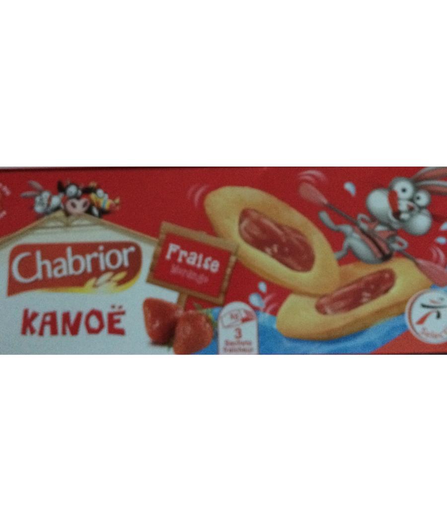BISCUITS KANOE FRAISE CHABRIOR 2 PAQUETS DE 120G BISCUITS KANOE FRAISE CHABRIOR 2 PAQUETS DE 120G