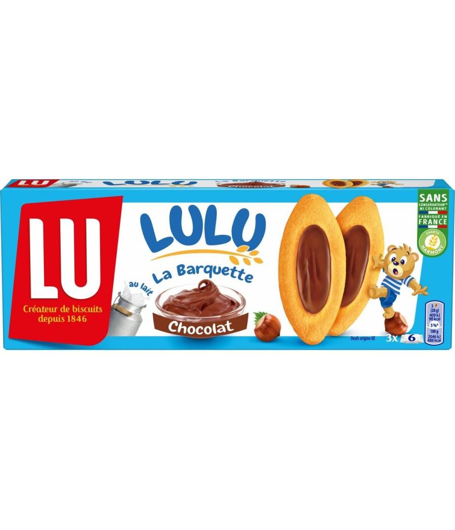 LULU LA BARQUETTE CHOCOLAT 120 G LULU LA BARQUETTE CHOCOLAT 120 G