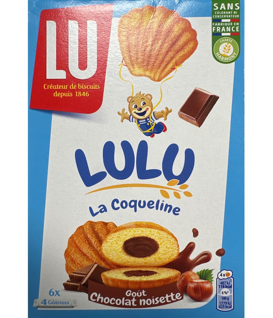 LULU LA COQUELINE GOUT CHOCOLAT NOISETTE 165G LULU LA COQUELINE GOUT CHOCOLAT NOISETTE 165G