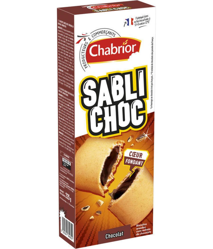 BISCUIT SABLI CHOC CHOCOLAT CHABRIOR 225G BISCUIT SABLI CHOC CHOCOLAT CHABRIOR 225G