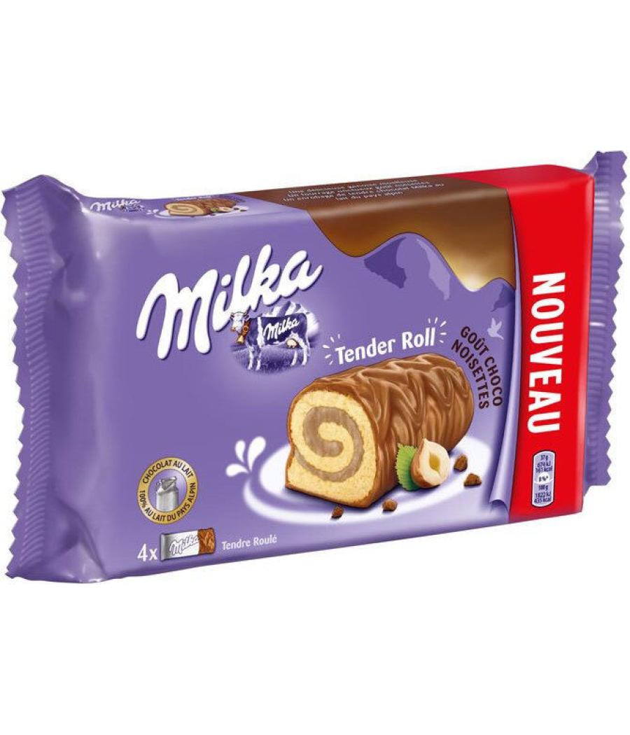 TENDER ROLL GOUT CHOCO NOISETTES MILKA 148G TENDER ROLL GOUT CHOCO NOISETTES MILKA 148G