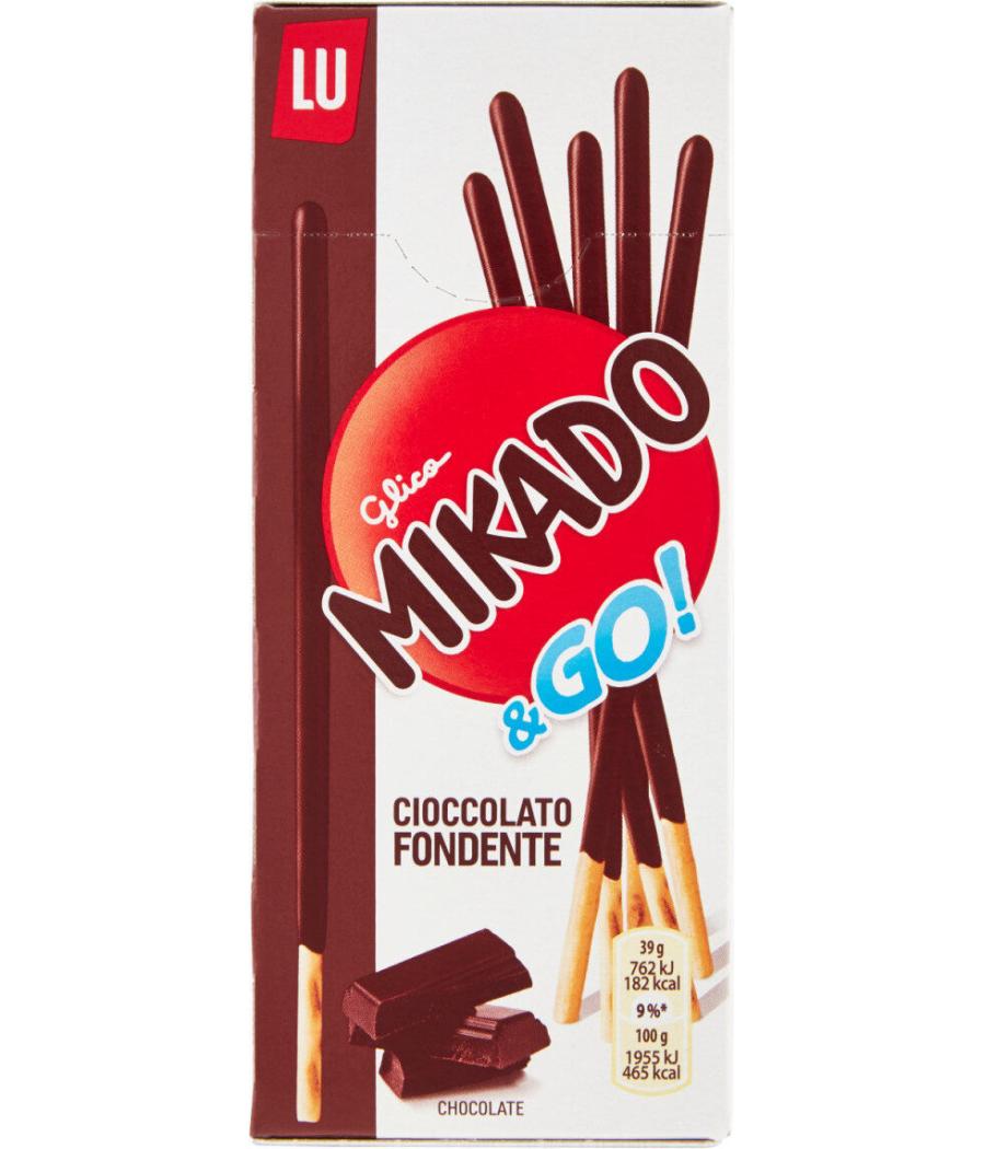 GLICO MIKADO & GO CHOCOLATO FONDENTE LU 39G GLICO MIKADO & GO CHOCOLATO FONDENTE LU 39G
