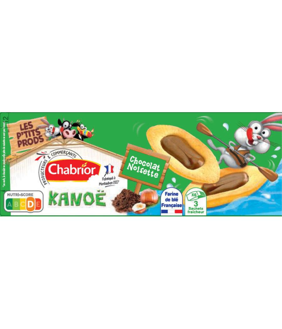 BISCUITS KANOE CHOCOLAT NOISETTE CHABRIOR 120G BISCUITS KANOE CHOCOLAT NOISETTE CHABRIOR 120G