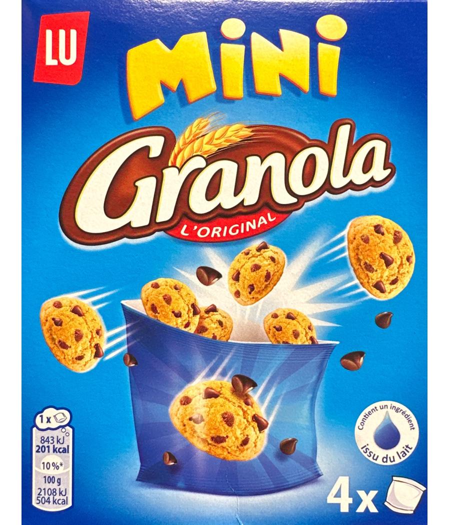 MINI COOKIES GRANOLA L'ORIGINAL LU 160G MINI COOKIES GRANOLA L'ORIGINAL LU 160G