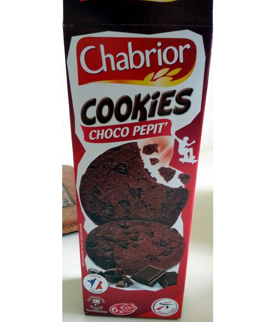 COOKIES CHOCO PEPIT TOUT CHOCOLAT CHABRIOR 200G COOKIES CHOCO PEPIT TOUT CHOCOLAT CHABRIOR 200G