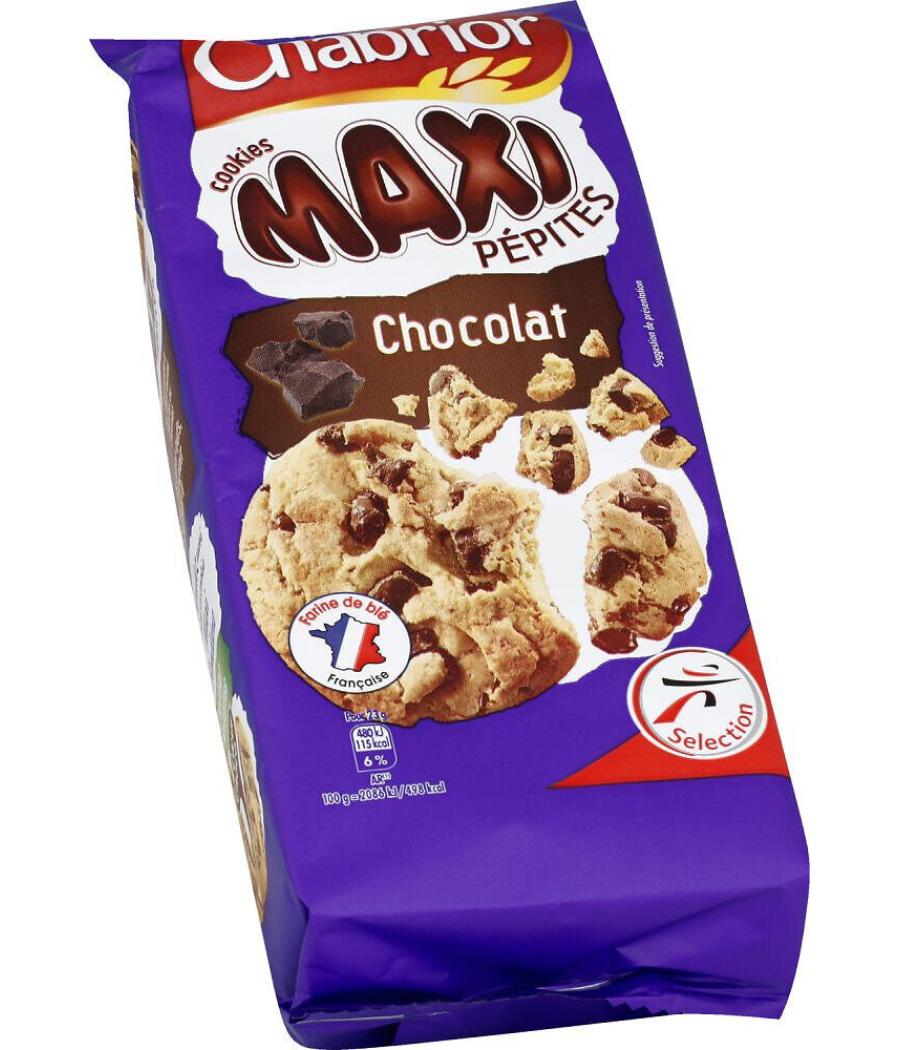 COOKIES MAXI PEPITES CHOCOLAT CHABRIOR 184G COOKIES MAXI PEPITES CHOCOLAT CHABRIOR 184G