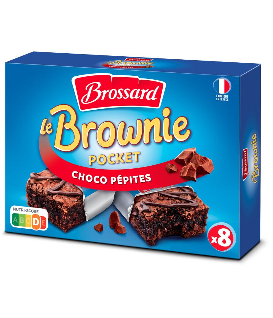 LE BROWNIE POCKET CHOCO PEPITES BROSSARD 240G LE BROWNIE POCKET CHOCO PEPITES BROSSARD 240G