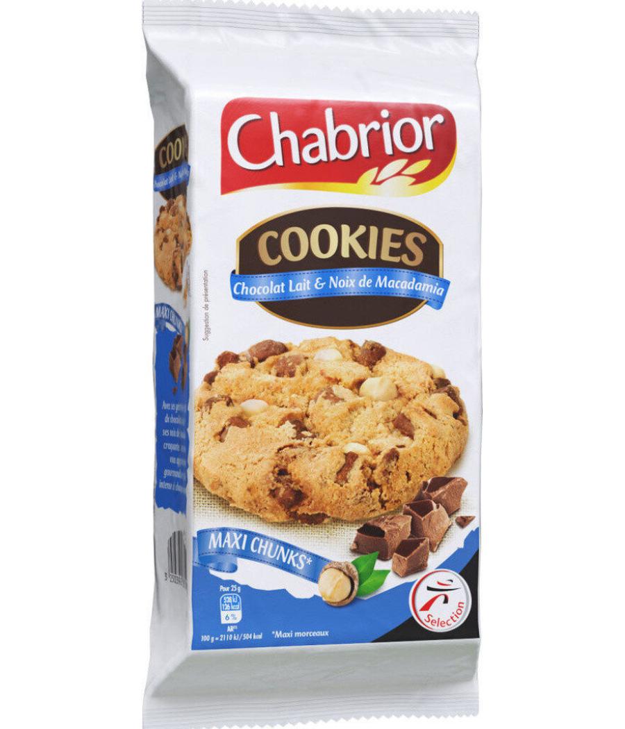 COOKIES CHOCOLAT LAIT & NOIX DE MACADAMIA CHABRIOR 204G COOKIES CHOCOLAT LAIT & NOIX DE MACADAMIA CHABRIOR 204G