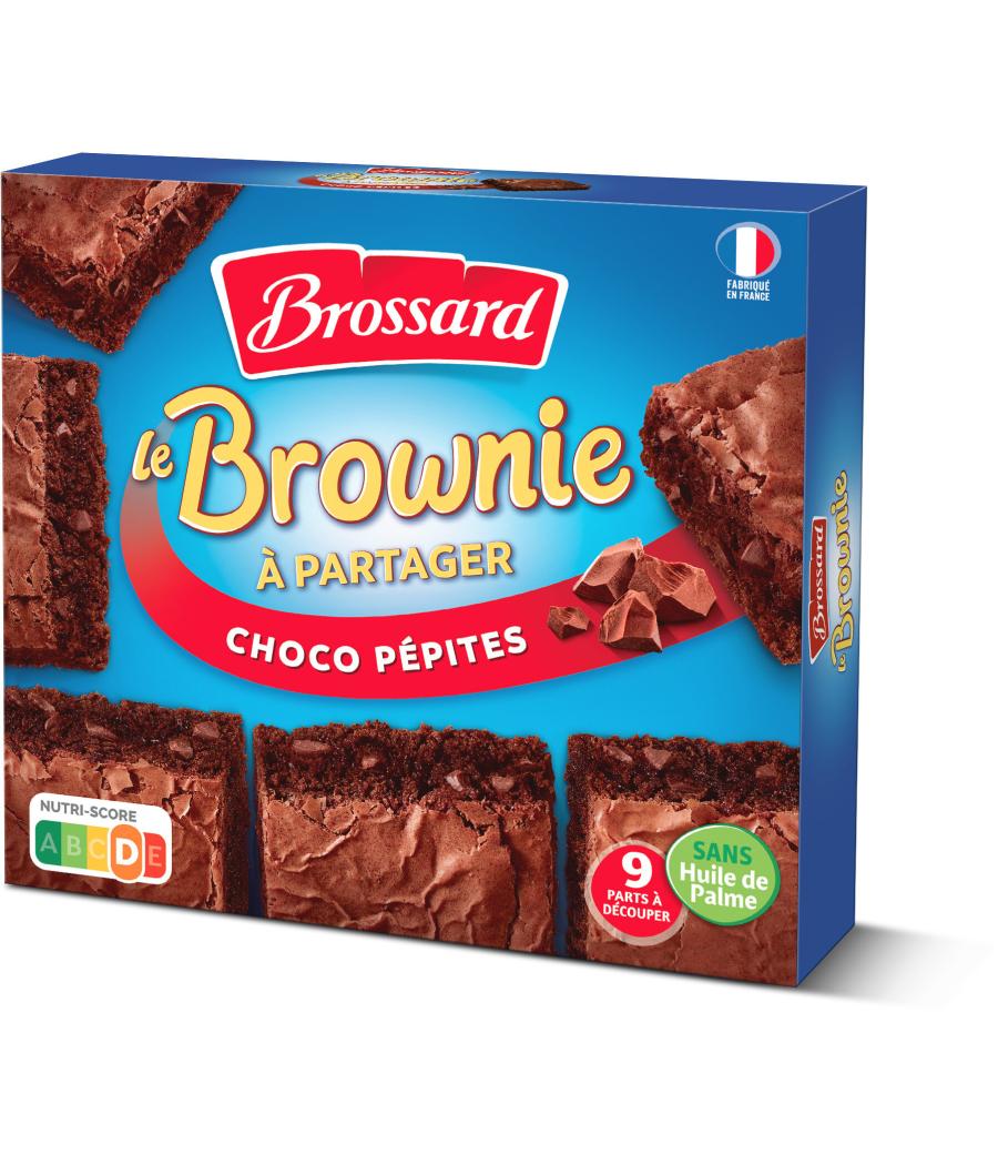 LE BROWNIE A PARTAGE CHOCO PEPITES BROSSARD 285G LE BROWNIE A PARTAGE CHOCO PEPITES BROSSARD 285G