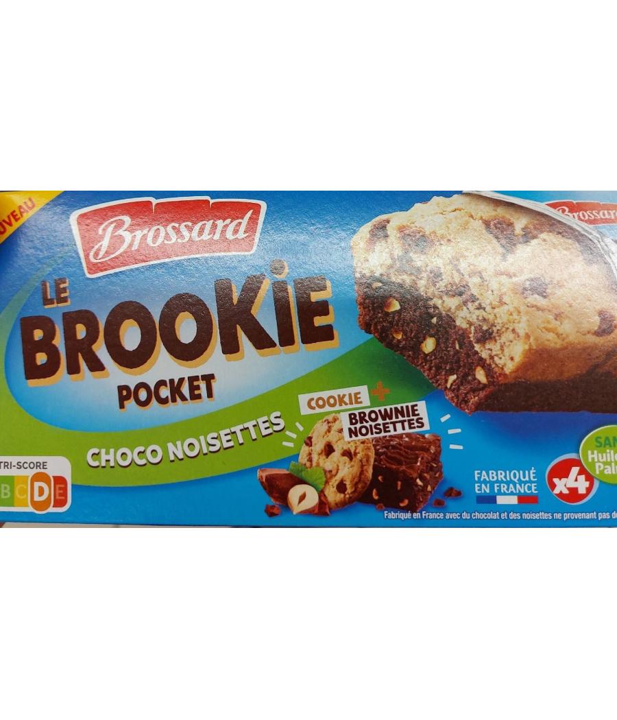 GATEAUX  BROOKIE AUX PEPITES DE  CHOCOLATS ET  NOISETTES 184G GATEAUX  BROOKIE AUX PEPITES DE  CHOCOLATS ET  NOISETTES 184G