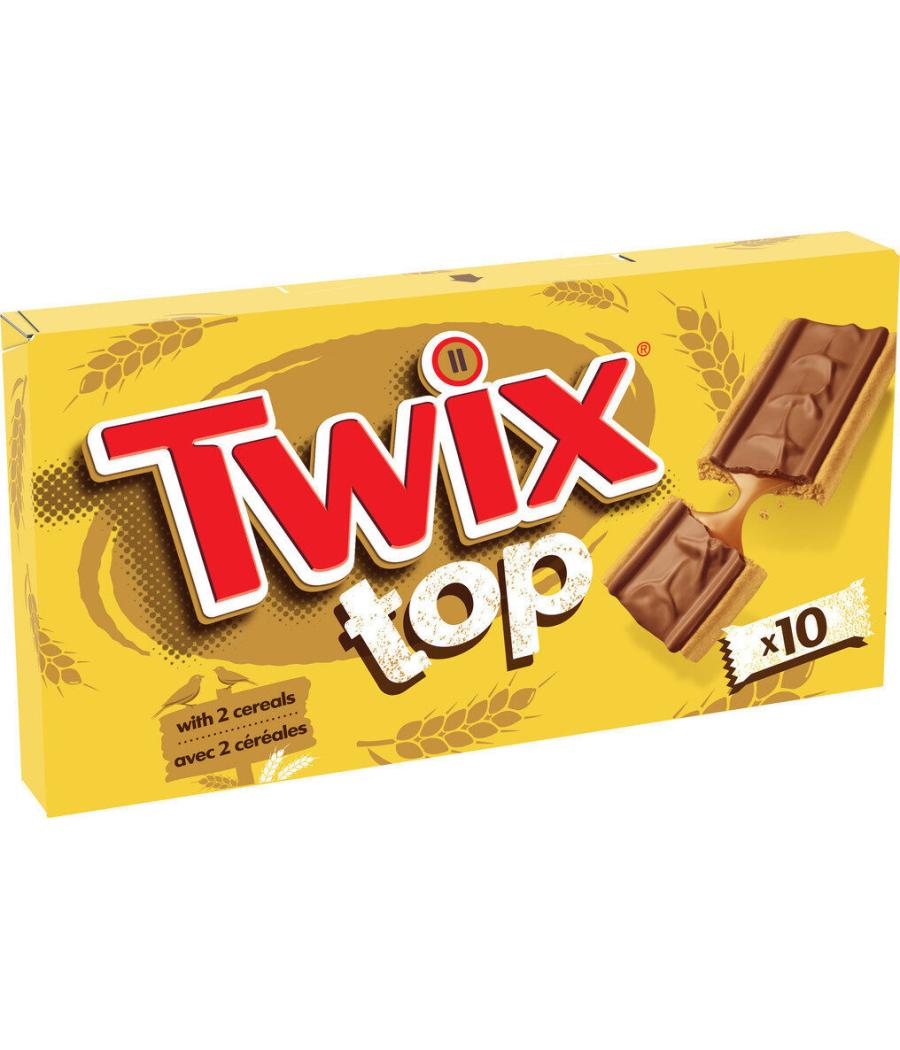BISCUITS CARAMEL ET CHOCOLAT AU LAIT TWIX TOP 210G BISCUITS CARAMEL ET CHOCOLAT AU LAIT TWIX TOP 210G