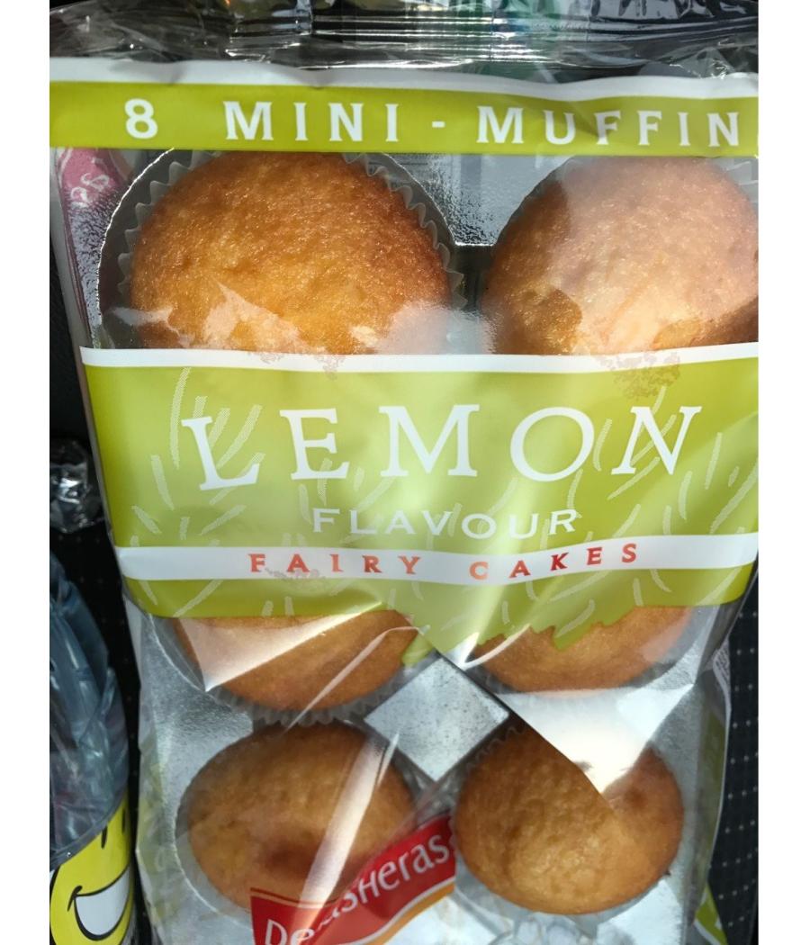8 MINI-MUFFINS AU CITRON DELASHERAS 8 MINI-MUFFINS AU CITRON DELASHERAS