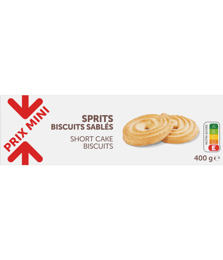SPRITS BISCUITS SABLES 400G SPRITS BISCUITS SABLES 400G