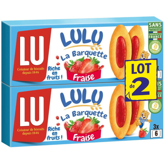 LULU LA BARQUETTE FRAISE 240G