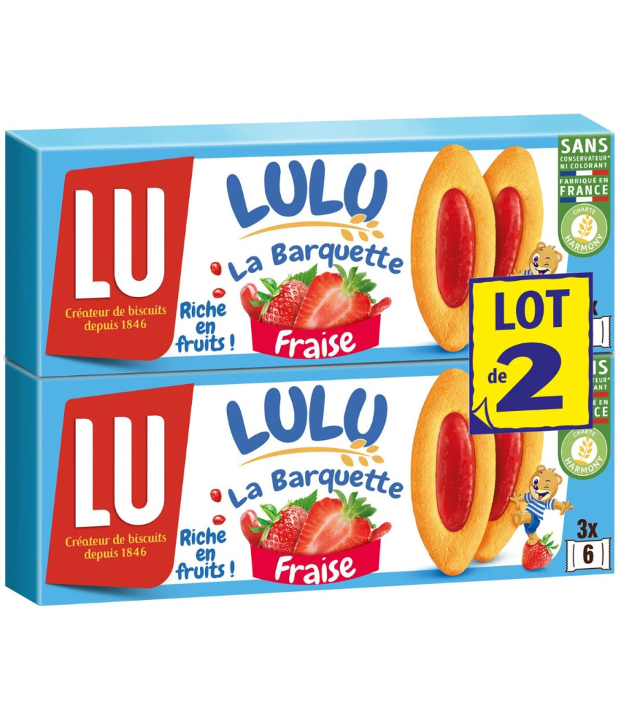 LULU LA BARQUETTE FRAISE 240G LULU LA BARQUETTE FRAISE 240G