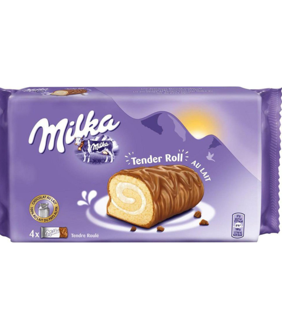 TENDER ROLL AU LAIT MILKA 37G TENDER ROLL AU LAIT MILKA 37G