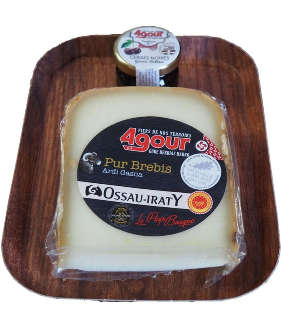 FROMAGE PUR BREBIS OSSAU IRATY ET CONFITURE CERISE NOIRE 228G FROMAGE PUR BREBIS OSSAU IRATY ET CONFITURE CERISE NOIRE 228G