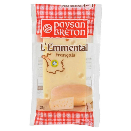 L'EMMENTAL FRANCAIS PAYSAN BRETON 220G
