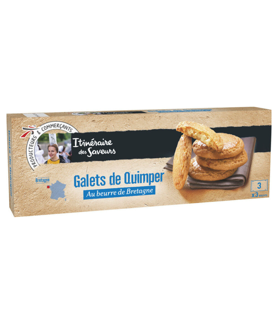 GALETS DE QUIMPER AU BEURRE DE BRETAGNE  CHABRIOR 125G GALETS DE QUIMPER AU BEURRE DE BRETAGNE  CHABRIOR 125G