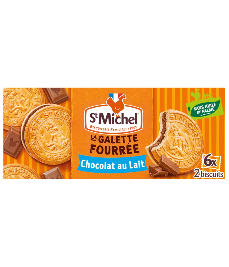 GALETTE FOURREE CHCOLAT AU LAIT ST MICHEL 240G GALETTE FOURREE CHCOLAT AU LAIT ST MICHEL 240G
