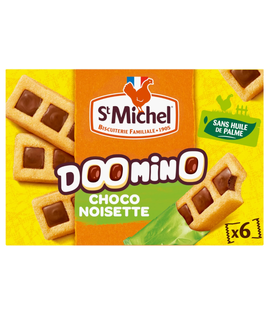 GATEAUX DOOMINO CHOCLAT NOISETTE ST MICHEL  180G GATEAUX DOOMINO CHOCLAT NOISETTE ST MICHEL  180G