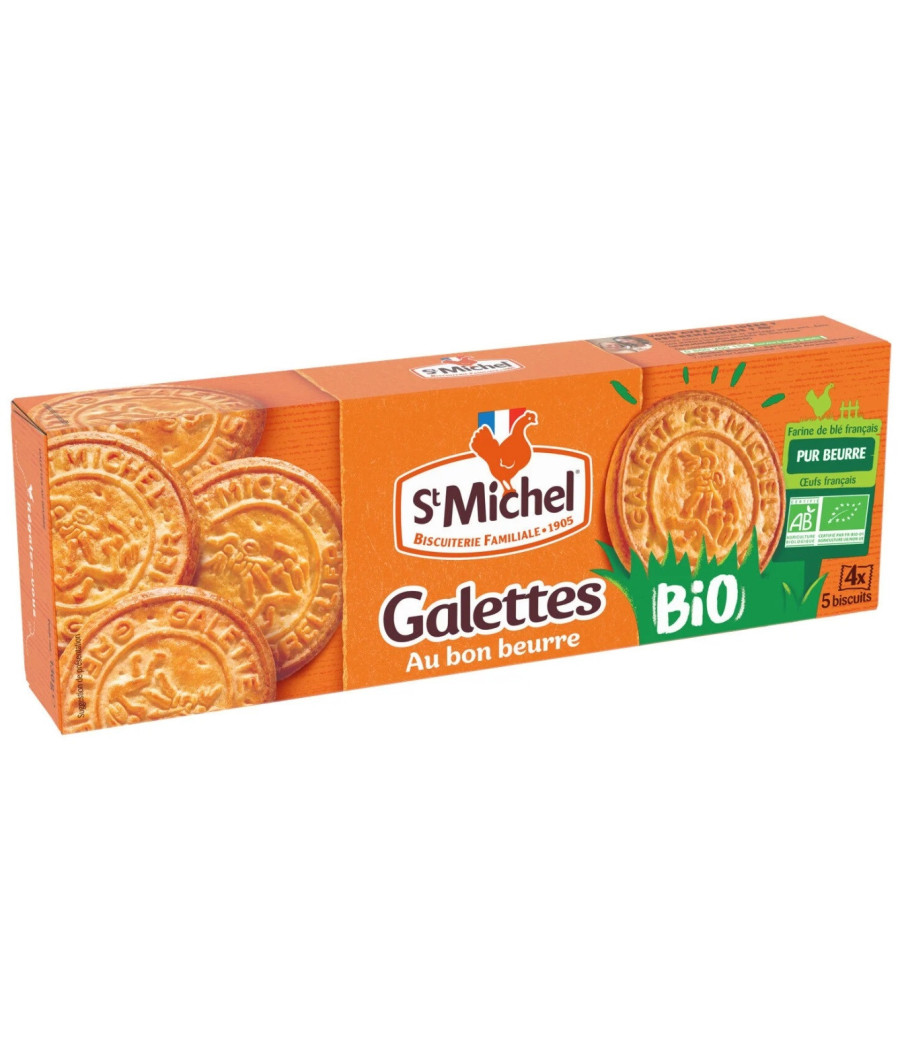 GALETTES AU BON BEURRE BIO ST MICHEL 130G GALETTES AU BON BEURRE BIO ST MICHEL 130G