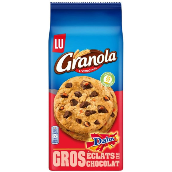 COOKIES CHOCOLAT & DAIM GRANOLA LU 184G