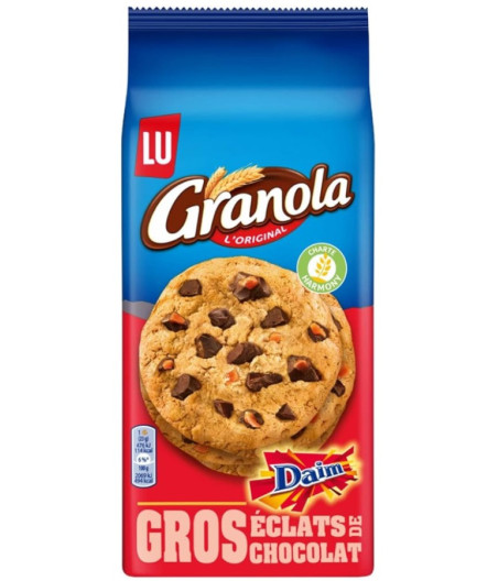 COOKIES CHOCOLAT & DAIM GRANOLA LU 184G